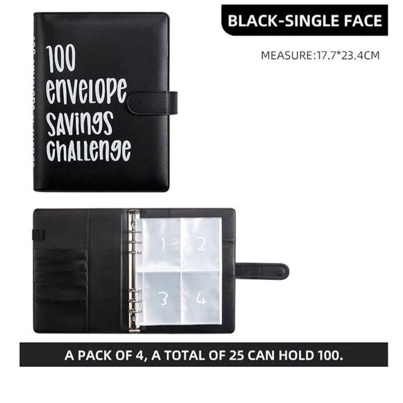 100 Envelopes Money Saving Challenge Binder, Easy And Fun Way To Save 5, 050, - Picture 6 of 6